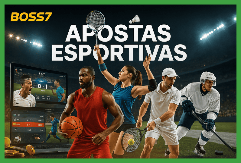 Aposte em apostas esportivas no cassino online BOSS7